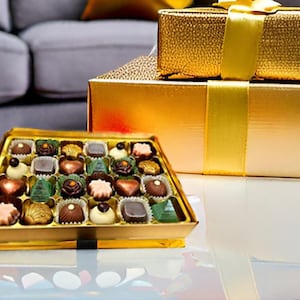Handmade Belgian Chocolate Truffles – 24 Assorted Artisan Chocolates – Gourmet Gift Box image 3