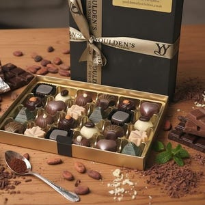 Handmade Belgian Chocolate Truffles – 24 Assorted Artisan Chocolates – Gourmet Gift Box image 5