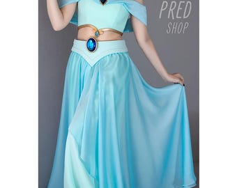 Princess Jasmine Aladdin Inspired Cospaly Costume