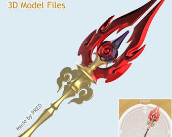 Genshin Impact the Staff of Homa printable STL files