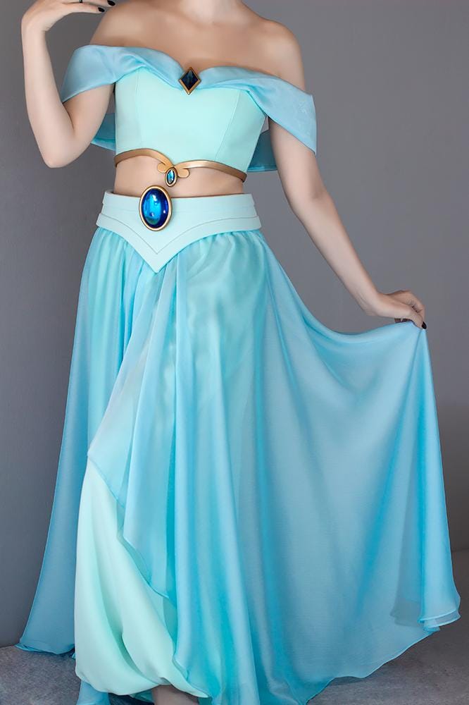 Princess Jasmine Aladdin Inspired Cospaly Costume - Etsy