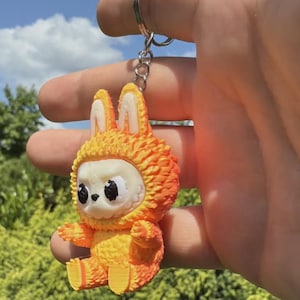 Labubu Keychain 3D Model - 3MF File