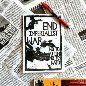 End Imperialist War - Anti-Kriegs-Druck