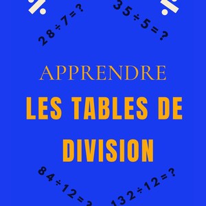 Practice division tables - math in French