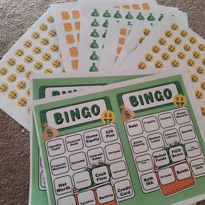 Juego de bingo de educación financiera: plantilla de actividad educativa sobre administración del dinero