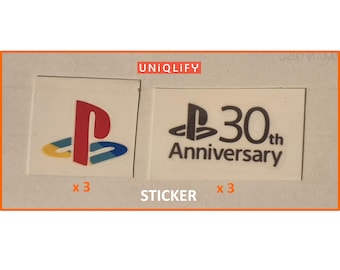PS5 Slim Pro Face Plate - PSOne Style 30th Anniversary Edition Cover - Black - View #4