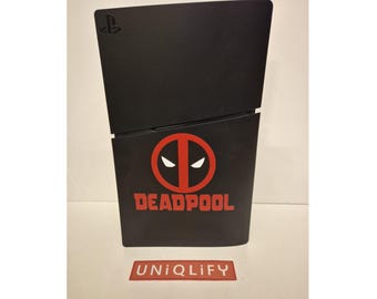 PS5 Slim Pro Face Plate - PSOne Style 30th Anniversary Edition Cover - Black - View #5