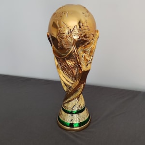 MEGLOB Replica World Cup Big Ears Trophies Football Champions Trophy,  European Champions Cup, Football Fan Souvenir for Awards, Home Decoration,  Art