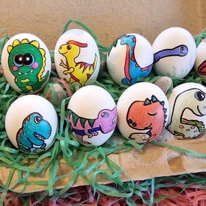 DINOSAURS Cascarones (Confetti Eggs)