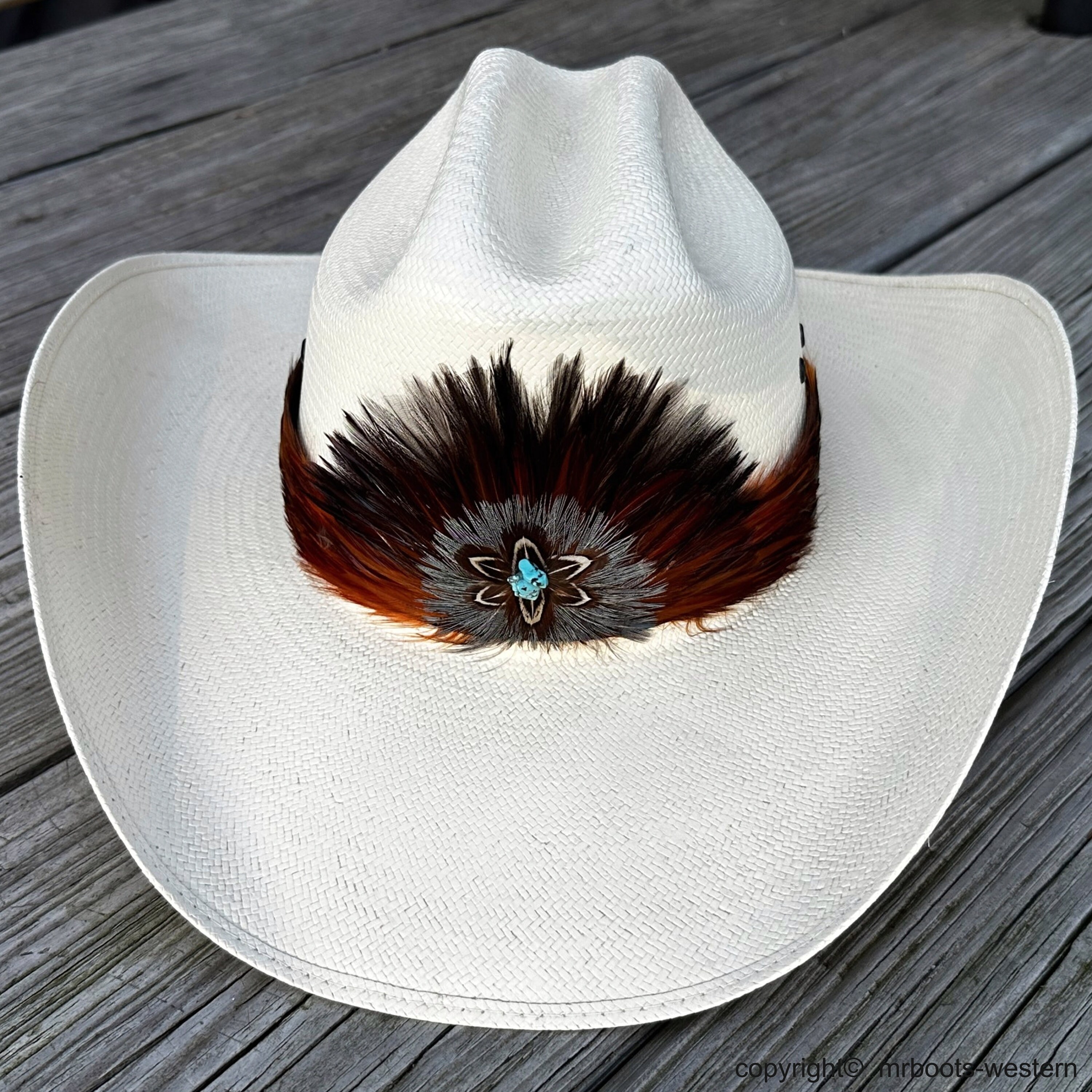 Western Feather Hat Band for Cowboy Hats AU-FHB-08