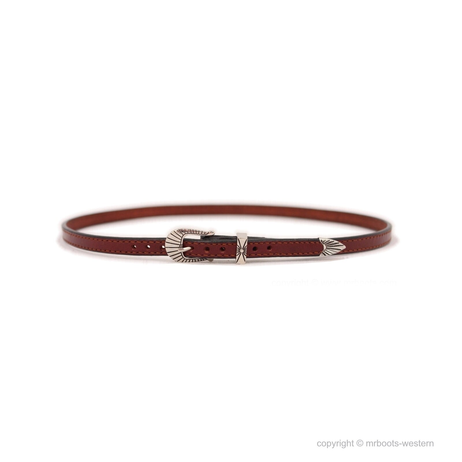 Tan Hide Western Leather Band w/ Choice of Boho Hat 985L