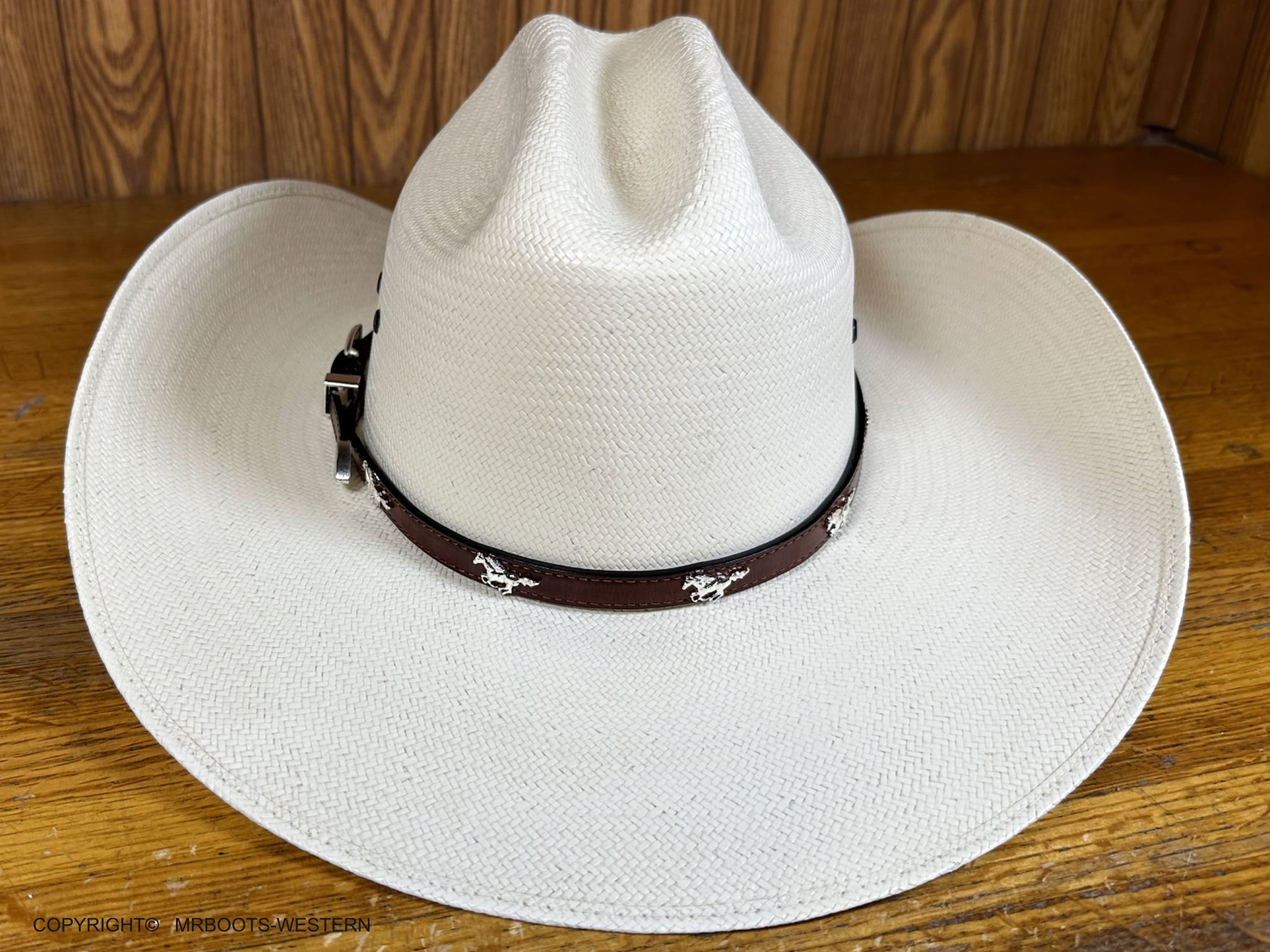 Collier De Poitrine Et Bride En Cuir Hill Leather Co. – Marron – Conchos – Fabriqué Aux USA – Neuf
