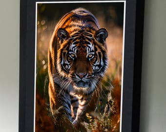 Bengal Tiger Portrait - Wildlife Photography Poster - Wall art - art lovers