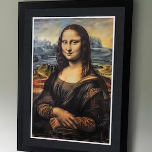 Mona Lisa - Mixed up masters - Leonardo da Vinci - In style of painter Edvard Munch