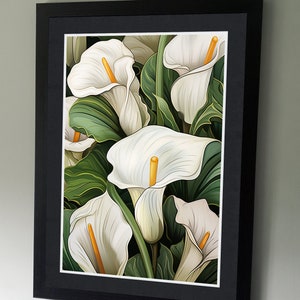 Calla lily - Painted Flower Poster