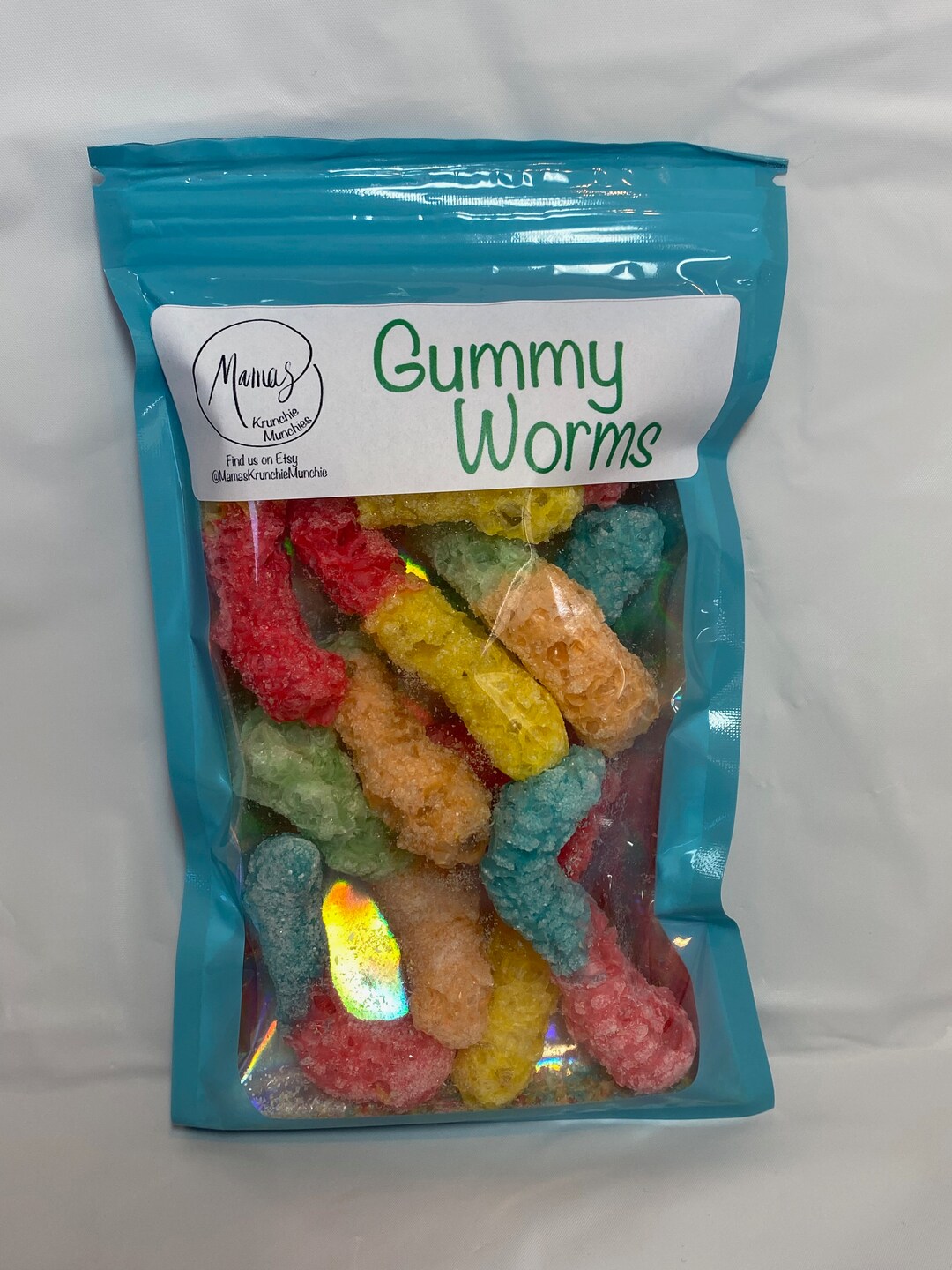 Freeze Dried Candy gummy Worms Etsy