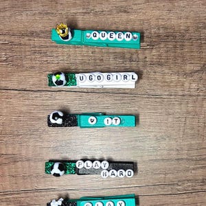 Soccer Bag Tag Pin & Clip Set, Game Practice Backpack Gift, Team ...