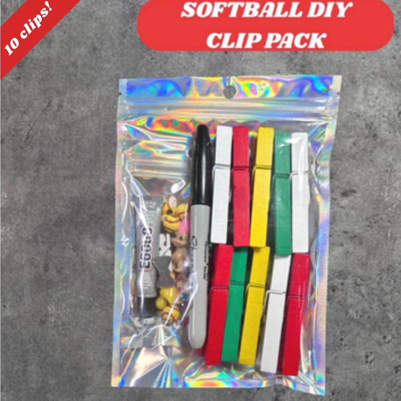 Clothespins Softball - Etsy