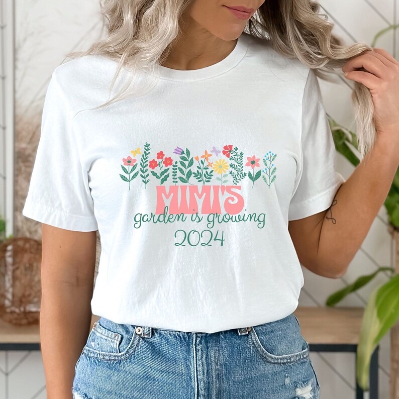 Promoted to Mimi Shirt, Mimi Again Shirt, New Mimi Gift, Gift for Her, 2024 Baby, Grandmother to ...