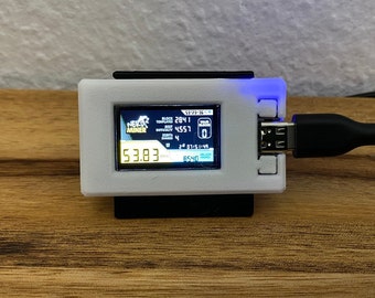 NerdMiner V2 Mini - with housing and pedestal