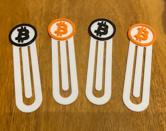 Bitcoin Lesezeichen / Bookmark, 4er-Set