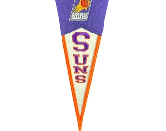 Amerykańska passa zwycięstw VTG - Phoenix Suns z lat 90. - miniaturowa flaga filcowa NBA Basket - 15x6 cali