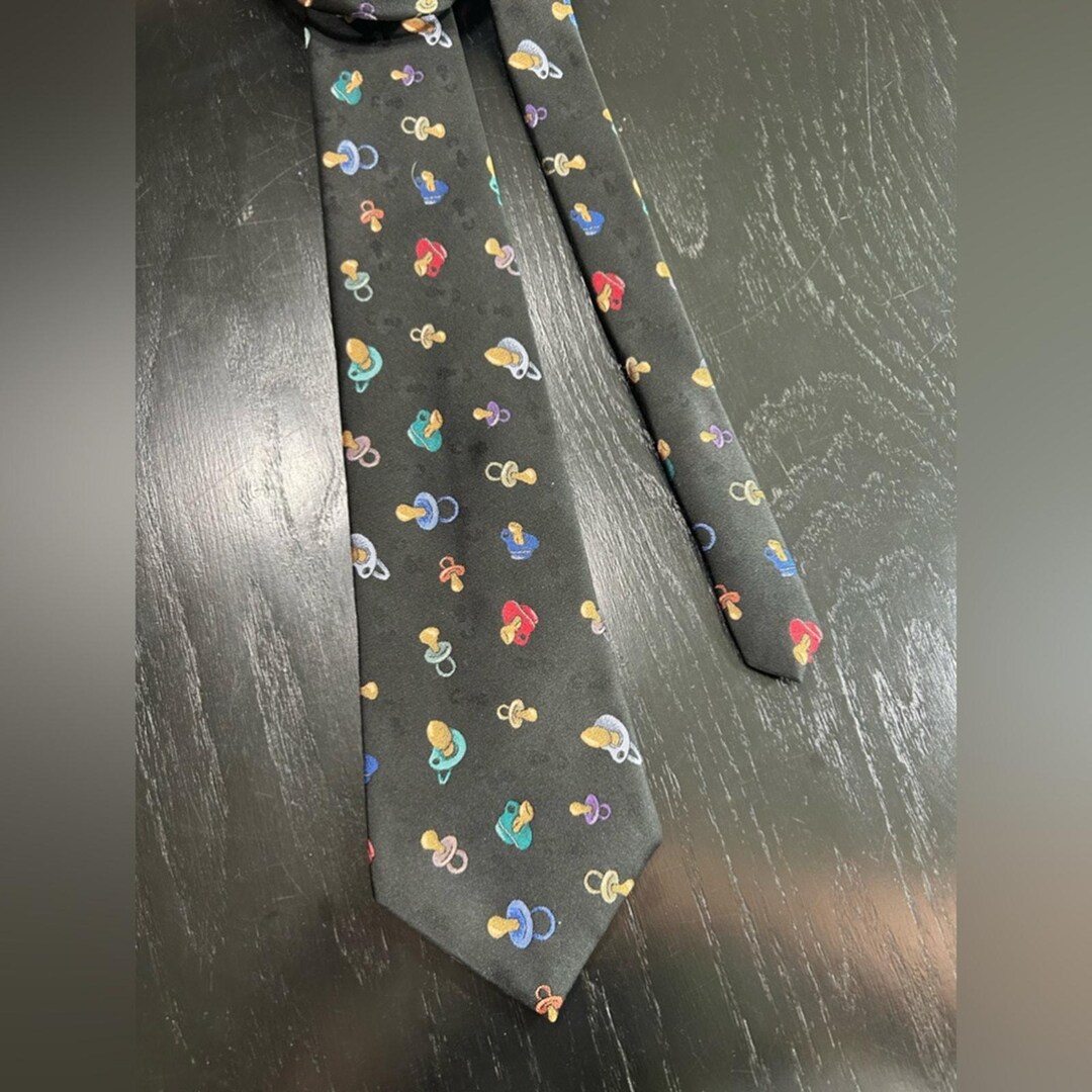 String Beans Tie- Men’s Tie- Pacifier New Dad , Dad to Be , Fathers ...