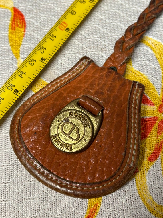 VTG  DB logo Dooney and Bourke Braided  Keychain-… - image 2