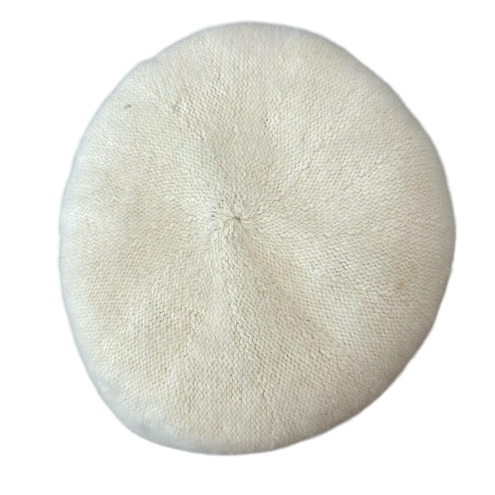 DNY Angora Rabbit Hair Cream Natural Bucket Hat DNY white Angora Rabbit fur bucket Hat | Mercari main image 3