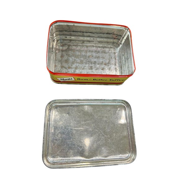 Vintage decorative tin- candy- rectangular- with … - image 5