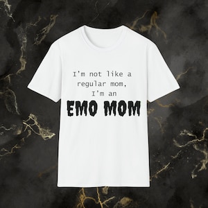 Emo Mama T-Shirt, schrullig Humor Tee