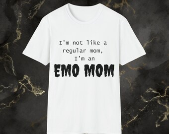Emo Mom T-Shirt, Quirky Humor Tee