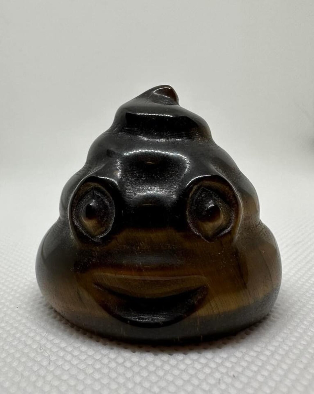 Tiger Eye Poop Emoji Etsy