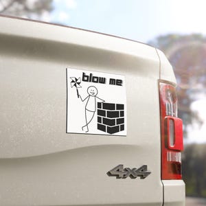 Funny Car Magnets: Playful Vehicle Decor - Humorous Driver Gift