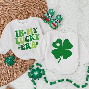 In My Lucky Era Bubble Romper, St. Patrick&#39;s Day Girls Clothes, Baby Shower Gift, Romper Bodysuit, Baby Girl Clothes, Baby Gift, Baby Gift