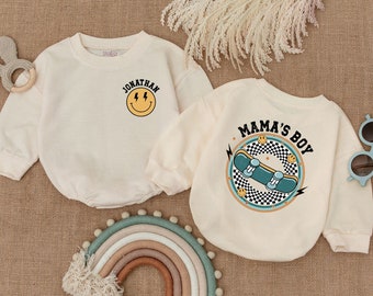 Mama's Boy Baby Bubble Romper, Baby Boy Outfit, Baby Bodysuit, Baby Boy Clothes, Baby Shower Gift Boy, Baby Gift