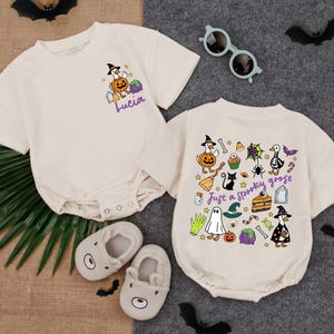 Spooky Goose Baby Romper Sweatshirt, Halloween Baby Outfit, Funny Goose Costume, Fall Baby Clothes, Toddler Halloween Outfit, Cute Baby Gift