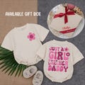 Just A Girl Who Loves Her Daddy T-shirt Bubble Romper, First Father’s Day Outfit, Baby Girl Gift, Daddy and Me Outfit, Cute Baby Romper
