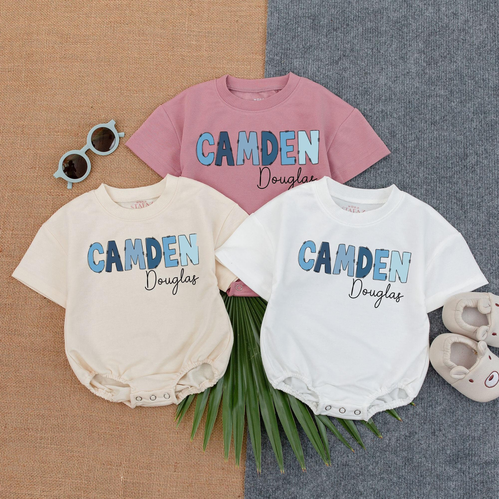 ★ ★ Women's Monogram Baby Short Sleeve T-Shirt Baby Monogram T Shirts - Etsy