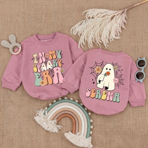 In My Spooky Era Halloween Romper, My First Halloween Outfit, Bubble Romper, Baby Shower Gift, Pumpkin Bodysuit, Baby Boy Halloween Costume