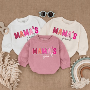 Mono rosa con burbujas para niña de mamá, mono retro divertido, conjunto para niña recién nacida, conjunto para recién nacida, suéter para recién nacida, mono para bebé, ropa para bebé