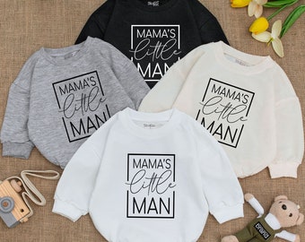 Mama's Little Man Romper , Mama's Little Man Bodysuit , Mama's Boy Shirt , Romper for Baby Boy, Baby Boy Outfit, Gift For Baby Boy