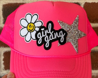 Patch Trucker Hat ~ Girl Gang