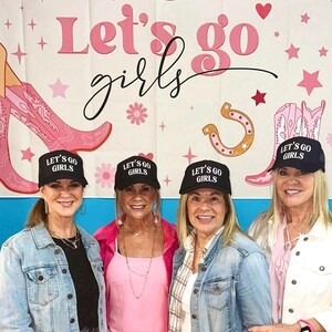 Let’s Go Girl Black Trucker Hat