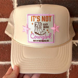 Cowgirl Trucker Hat - Patch Hat
