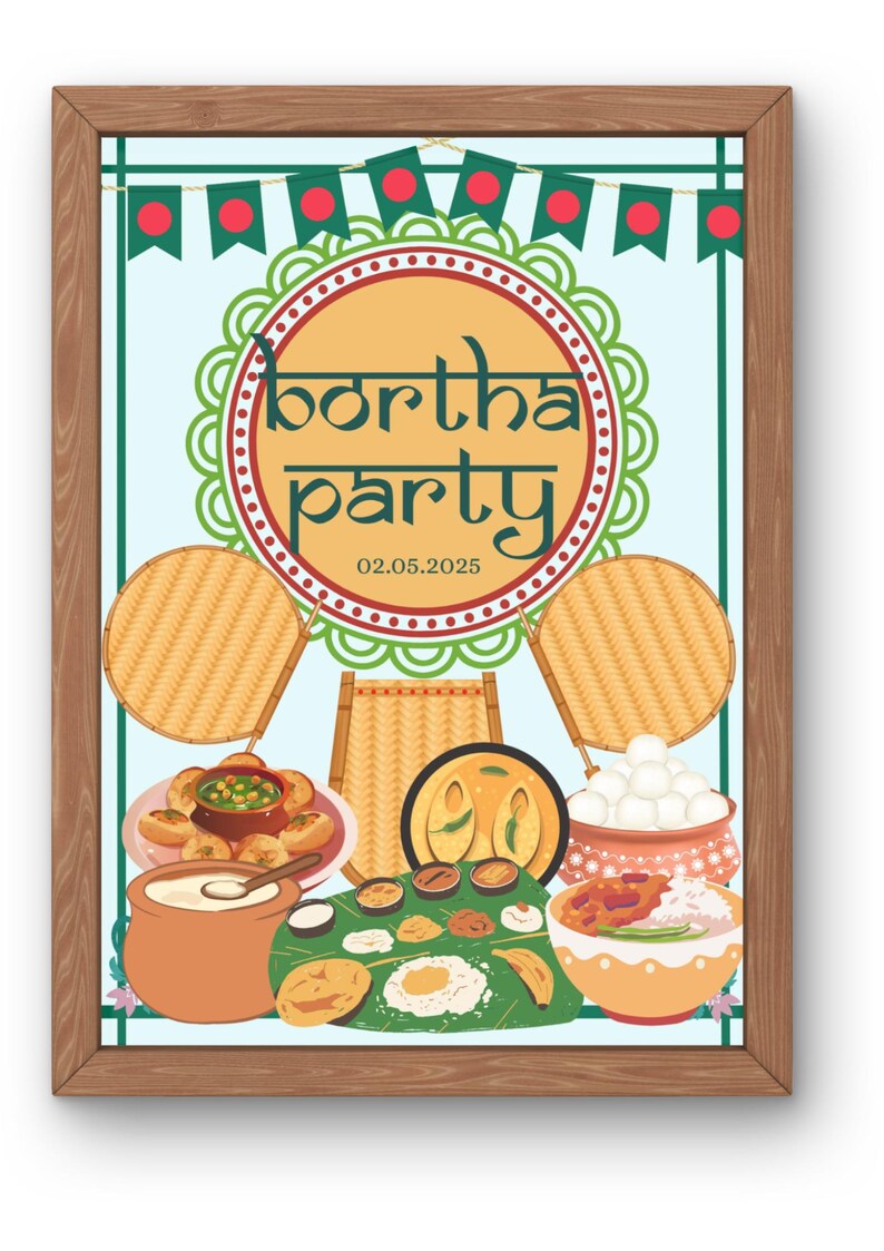 A3 Bortha Party Poster sign Etsy A3 Bortha Party Poster sign Etsy