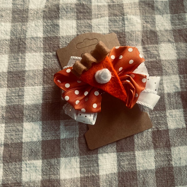 Pumpkin Pie Hair Bow