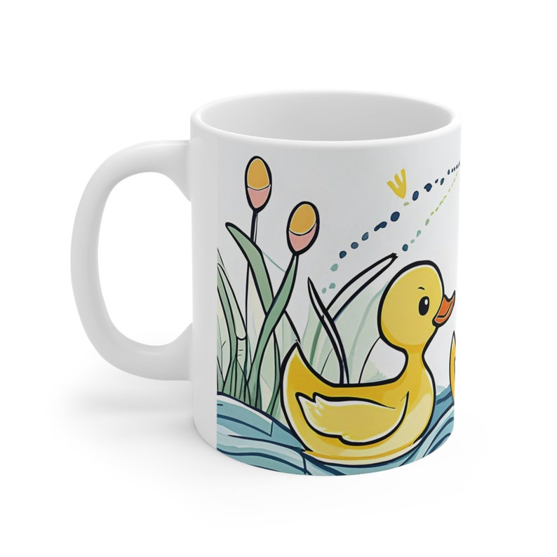 Rubber Duck Mug | Cute Duck Mug | Baby Ducks Coffee Mug | Ceramic ...