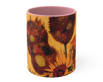 Aesthetic Mugs | Sunflower Mug | Flower Coffee | Mug Mugs for Women | Pretty Coffee Mugs | Sunflower Coffee Mug | Sunflower cup | Flower Mug