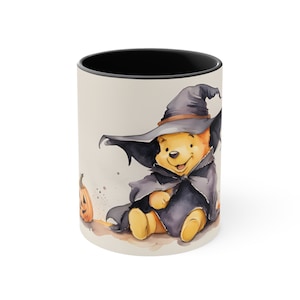 Classic Winnie the Pooh Coffee Mug Cup | Halloween Holiday | 11 Oz Aesthetic Drinkware | Gift for Women, Men
